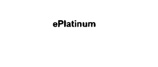 EPLATINUM logo
