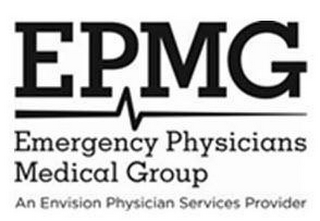 EPMG EMERGENCY PHYSICIANS MEDICAL GROUPAN ENVISION PHYSICIAN SERVICES PROVIDER logo