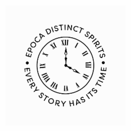 EPOCA DISTINCT SPIRITS EVERY STORY HAS ITS TIME logo