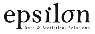 EPSILON DATA & STATISTICAL SOLUTIONS logo