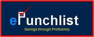 EPUNCHLIST SAVINGS THROUGH PROFICIENCY logo