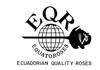 EQR EQUATOROSES ECUADORIAN QUALITY ROSES logo