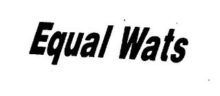 EQUAL WATS logo