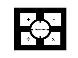 EQUATIONZ - + X ÷ logo