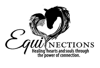 EQUI NECTIONS HEALING HEARTS AND SOULS THROUGH THE POWER OF CONNECTION. logo