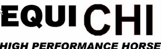 EQUICHI HIGH PERFORMANCE HORSE logo