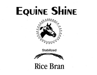 EQUINE SHINE STABILIZED RICE BRAN logo