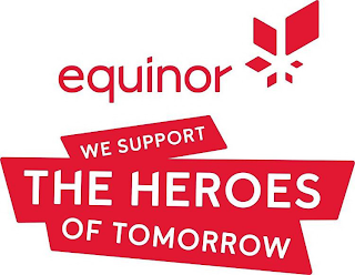 EQUINOR WE SUPPORT THE HEROES OF TOMORROW logo