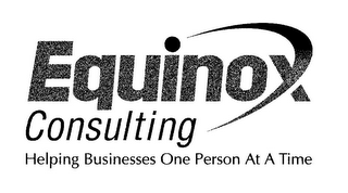 EQUINOX CONSULTING HELPING BUSINESSES ONE PERSON AT A TIME logo