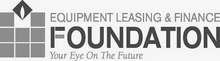 EQUIPMENT LEASING & FINANCE FOUNDATION YOUR EYE ON THE FUTURE logo