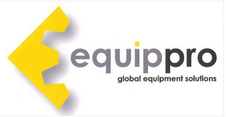 EQUIPPRO GLOBAL EQUIPMENT SOLUTIONS E logo
