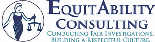 EQUITABILITY CONSULTING CONDUCTING FAIRINVESTIGATIONS. BUILDING A RESPECTFUL CULTURE. logo