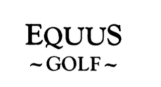 EQUUS GOLF logo