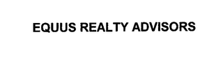 EQUUS REALTY ADVISORS logo