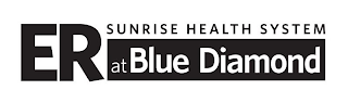 ER AT BLUE DIAMOND SUNRISE HEALTH SYSTEM logo