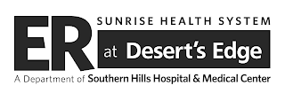 ER AT DESERT'S EDGE SUNRISE HEALTH SYSTEM A DEPARTMENT OF SOUTHERN HILLS HOSPITAL & MEDICAL CENTER logo