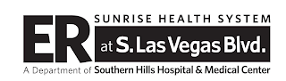 ER AT S. LAS VEGAS BLVD. SUNRISE HEALTH SYSTEM A DEPARTMENT OF SOUTHERN HILLS HOSPITAL & MEDICAL CENTER logo