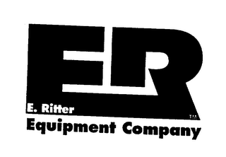 ER E. RITTER EQUIPMENT COMPANY logo