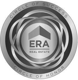 ERA REAL ESTATE CIRCLE OF SUCCESS CIRCLE OF HONOR logo