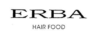 ERBA HAIR FOOD logo
