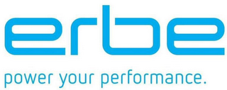 ERBE POWER YOUR PERFORMANCE. logo