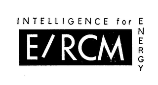 E/RCM INTELLIGENCE FOR ENERGY logo