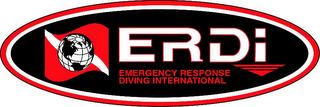 ERDI EMERGENCY RESPONSE DIVING INTERNATIONAL logo