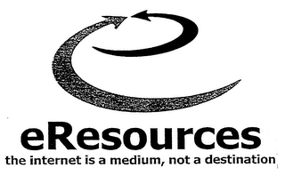 ERESOURCES THE INTERNET IS A MEDIUM, NOT A DESTINATION, logo