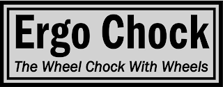 ERGO CHOCK THE WHEEL CHOCK WITH WHEELS logo