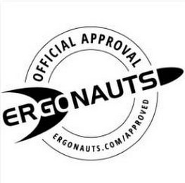 ERGONAUTS OFFICIAL APPROVAL ERGONAUTS.COM/APPROVED logo