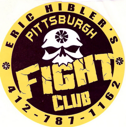 ERIC HIBLER'S PITTSBURGH FIGHT CLUB 412-787-1162 logo