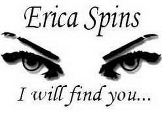 ERICA SPINS I WILL FIND YOU... logo