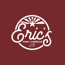 ERIC'S FAMILY BARBECUE EST. 2018 logo