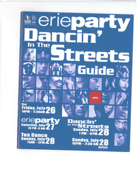 ERIEPARTY DANCIN' IN THE STREETS GUIDE logo