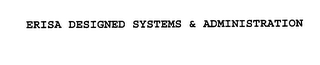 ERISA DESIGNED SYSTEMS & ADMINISTRATION logo