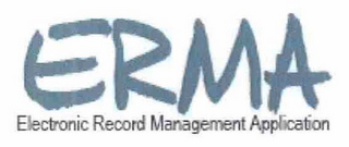 ERMA ELECTRONIC RECORD MANAGEMENT APPLICATION logo