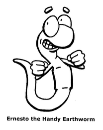 ERNESTO THE HANDY EARTHWORM logo