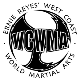 ERNIE REYES' WEST COAST WCWMA WORLD MARTIAL ARTS logo