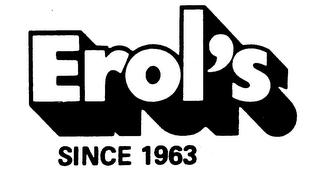 EROL'S SINCE 1963 logo