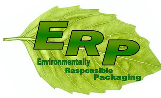 ERP ENVIRONMENTALLY RESPONSIBLE PACKAGING logo
