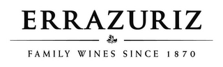 ERRAZURIZ FAMILY WINES SINCE 1870 logo
