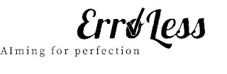 ERROLESS AIMING FOR PERFECTION logo