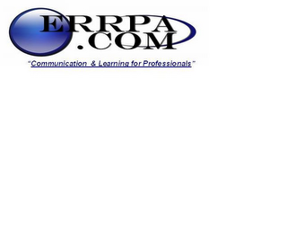 ERRPA.COM "COMMUNICATION & LEARNING FOR PROFESSIONALS" logo