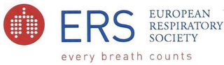 ERS EUROPEAN RESPIRATORY SOCIETY EVERY BREATH COUNTS logo