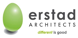 ERSTAD ARCHITECTS DIFFERENT IS GOOD logo