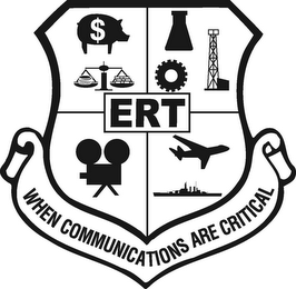 ERT WHEN COMMUNICATIONS ARE CRITICAL logo