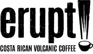 ERUPT! COSTA RICAN VOLCANIC COFFEE logo