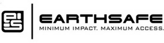 ES EARTHSAFE MINIMUM IMPACT. MAXIMUM ACCESS. logo