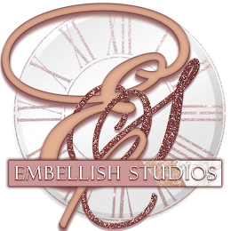 ES EMBELLISH STUDIOS logo