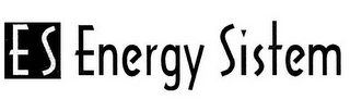 ES ENERGY SISTEM logo